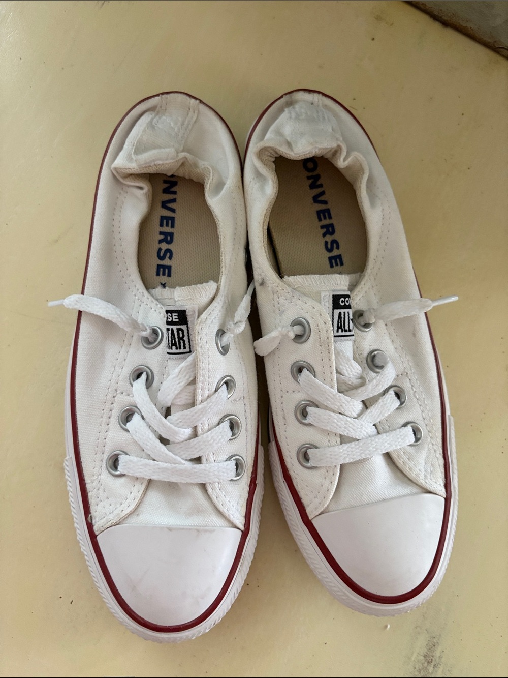 Converse All Star White Shoreline Slip On Sneakers Women's Size 7